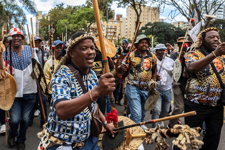 Protesters against illegal immigration in South Africa call for more deportations